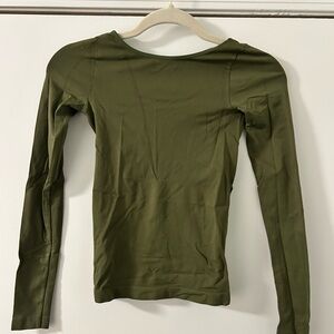 FP Movement by Free People Olive Long Sleeve Top